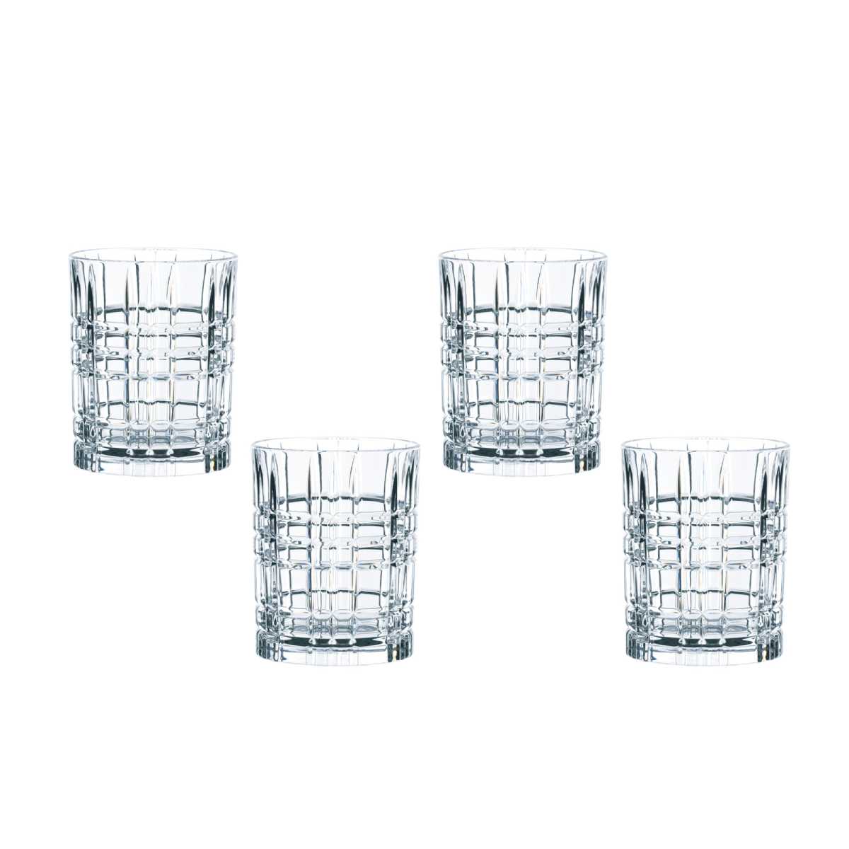Square Whiskey Tumbler Set of 4 image number null